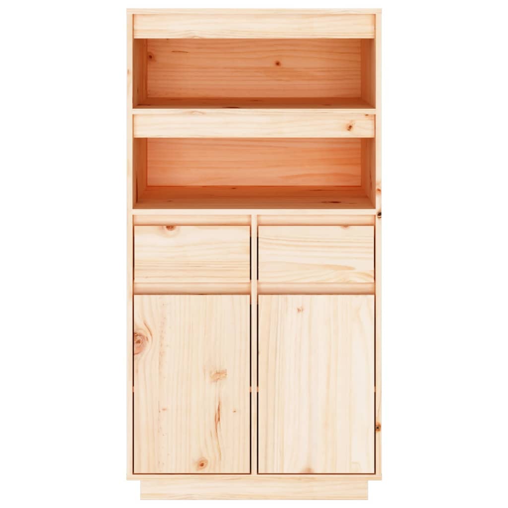 Highboard 60X40X6.5 Cm Solid Wood Pine