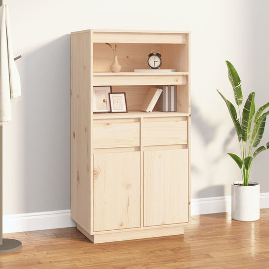 Highboard 60X40X6.5 Cm Solid Wood Pine