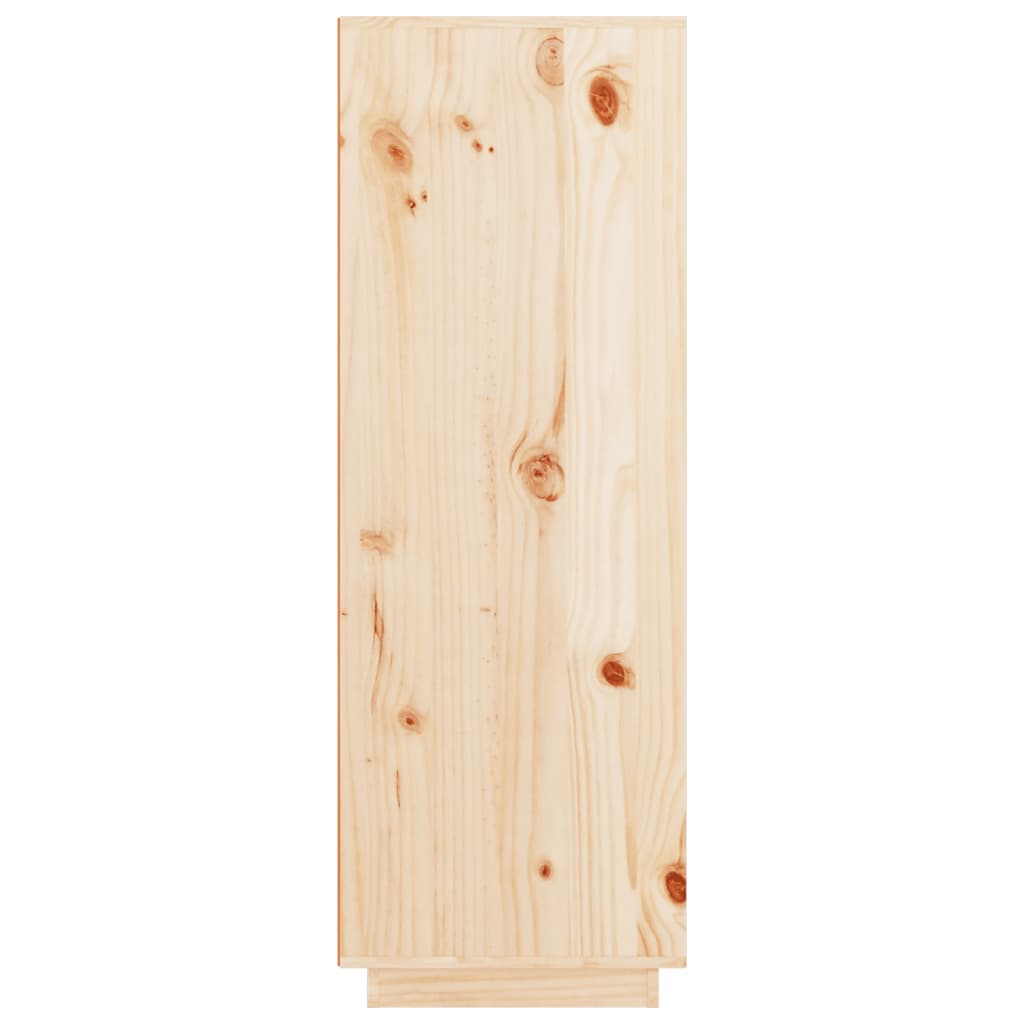 Highboard 89X40X6.5 Cm Solid Wood Pine