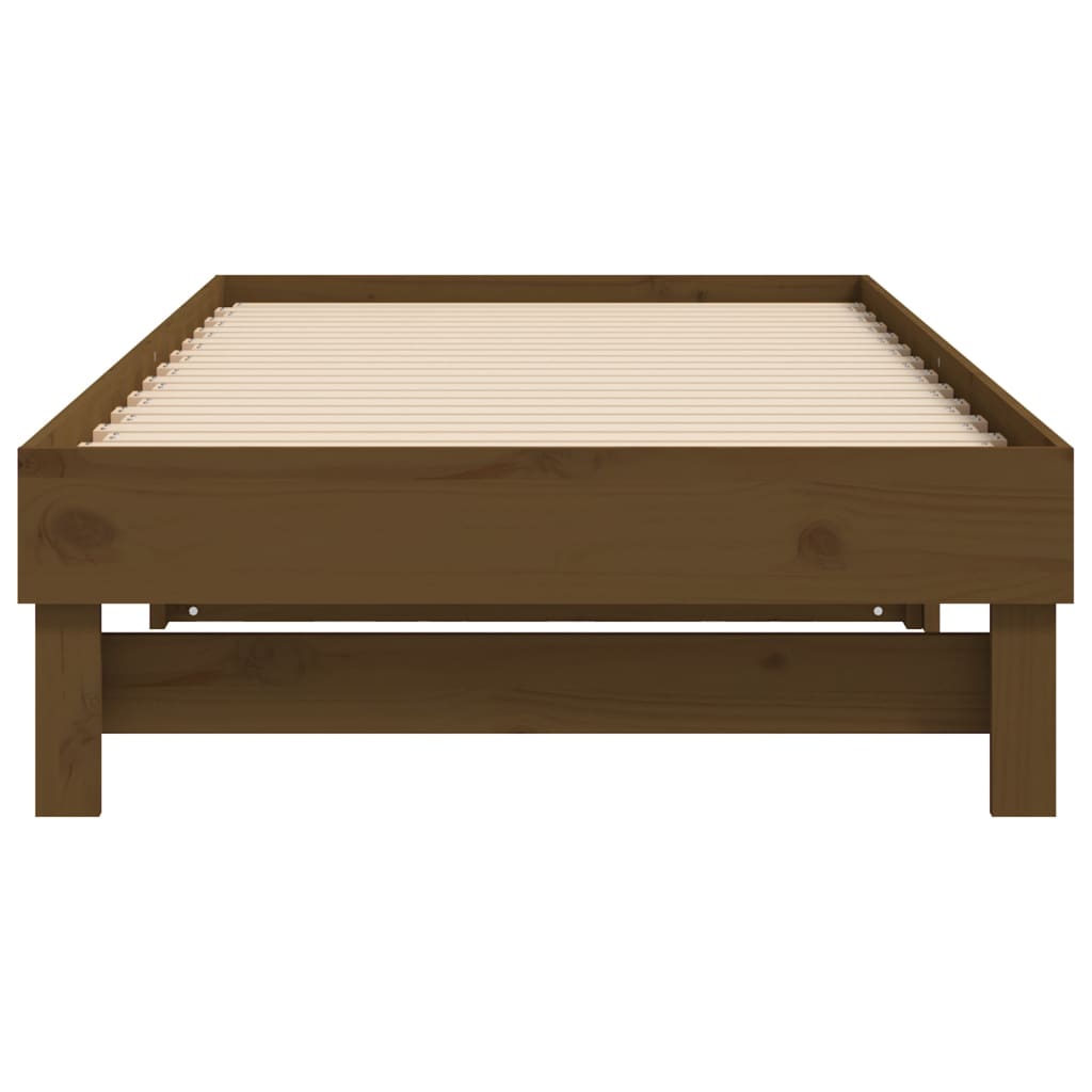 Pull-Out Day Bed 2X(92X187) Cm Single Size Solid Wood Pine