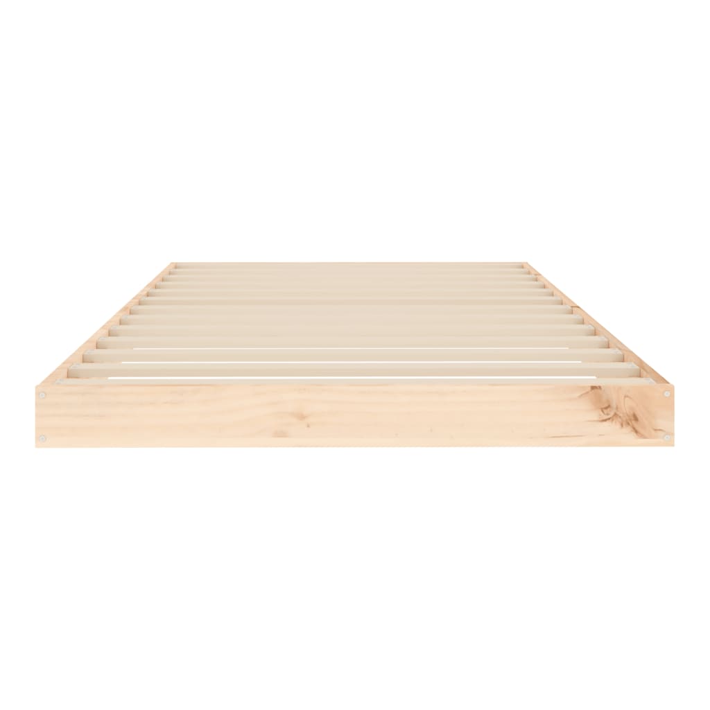 Bed Frame 92x187 cm Single Size Solid Wood Pine