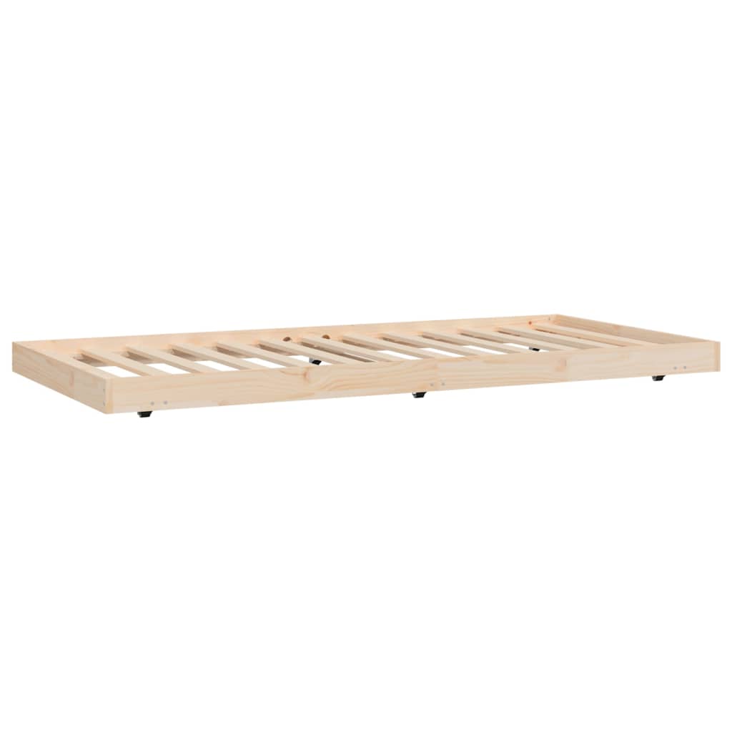 Bed Frame 92x187 cm Single Size Solid Wood Pine