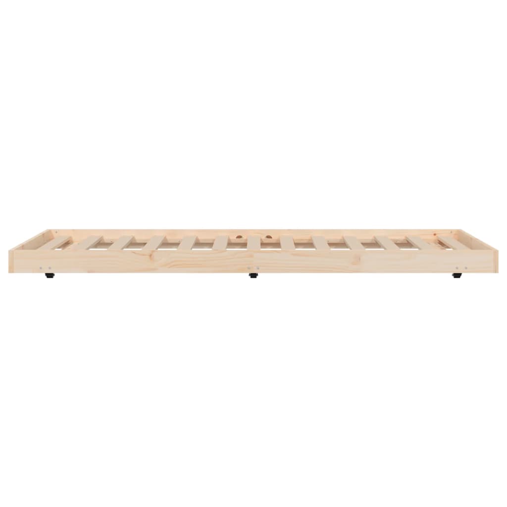 Bed Frame 92x187 cm Single Size Solid Wood Pine