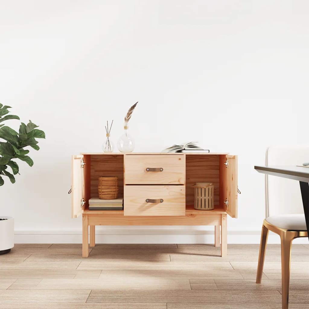 Sideboard 0X40X78 Cm Solid Wood Pine