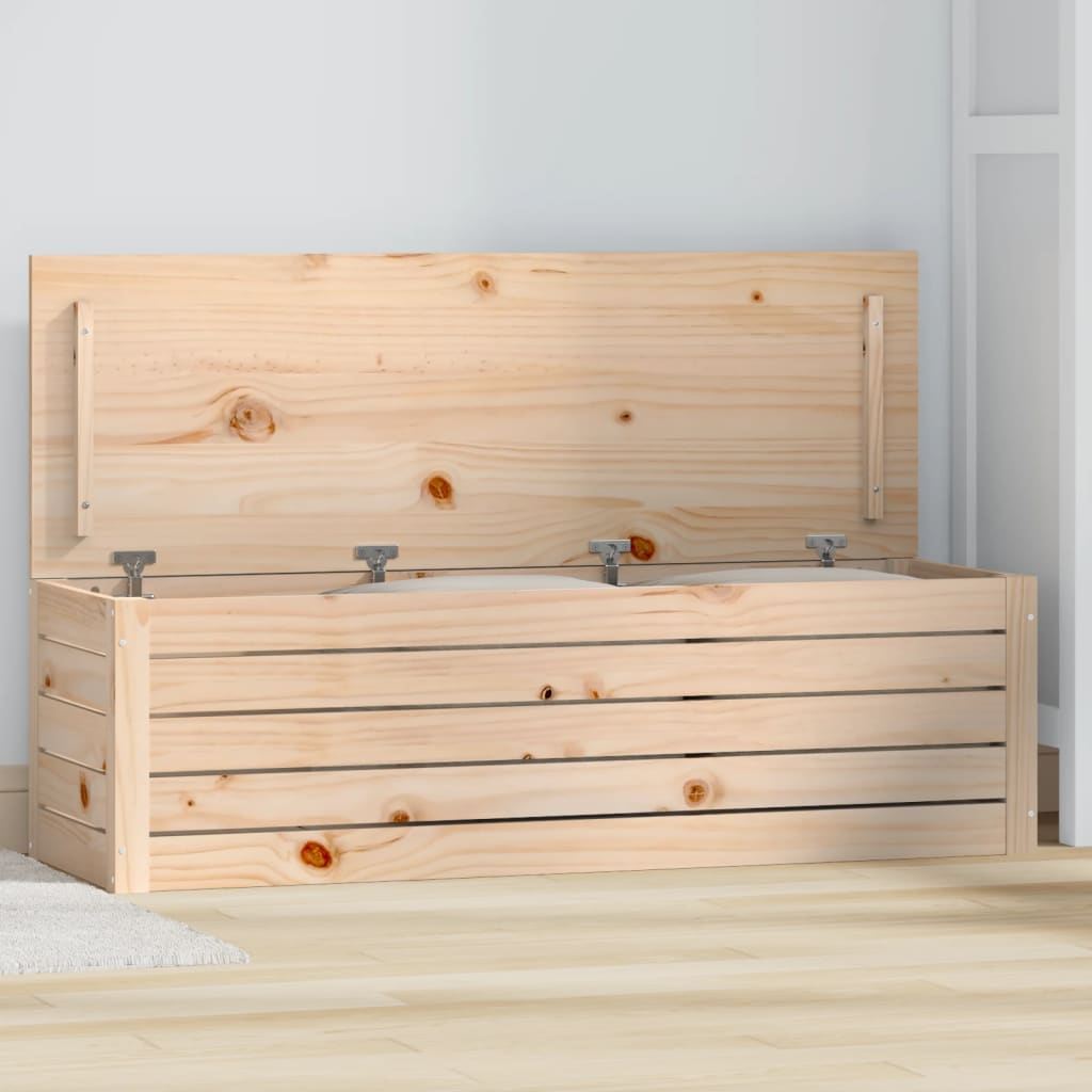 Storage Box Solid Wood Pine