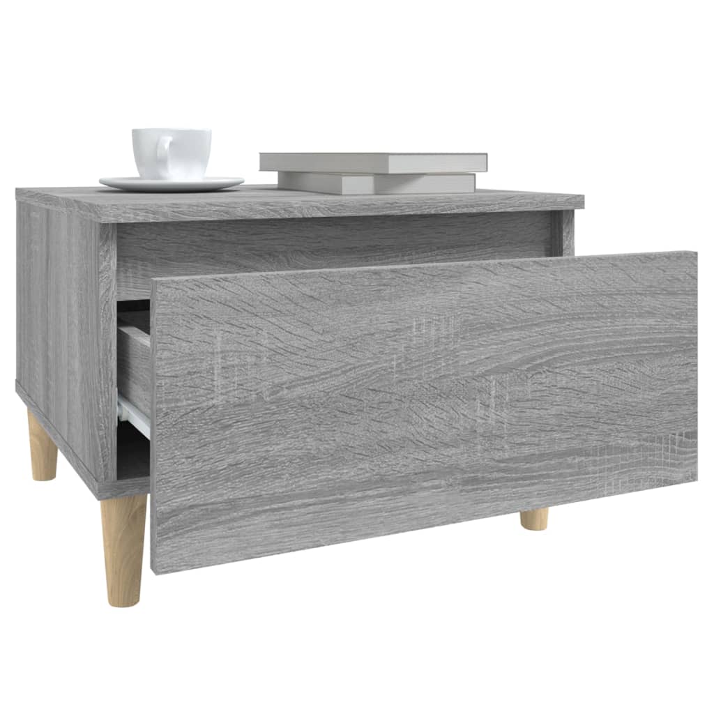 Side Tables 2 pcs Grey Sonoma 50x46x35 cm Engineered Wood