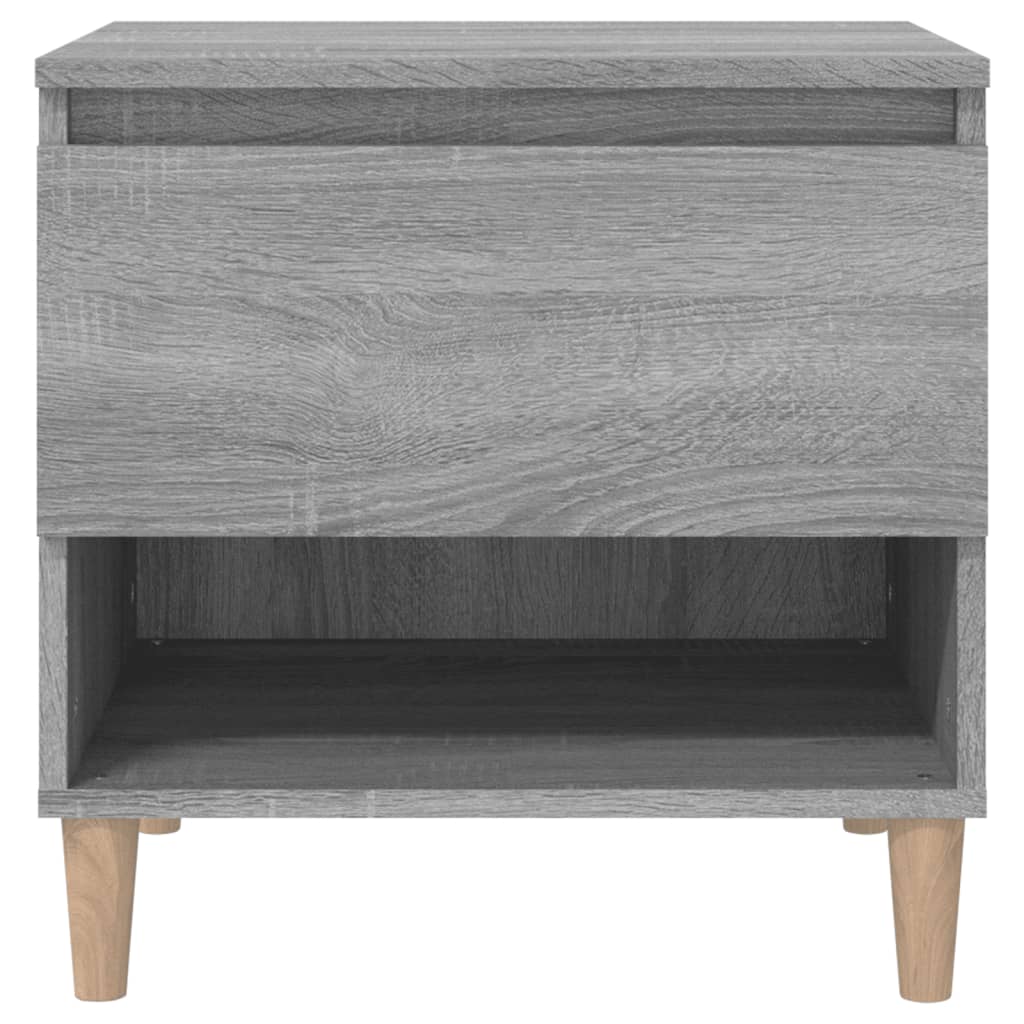 Bedside Table Grey Sonoma 50x46x50 cm Engineered Wood