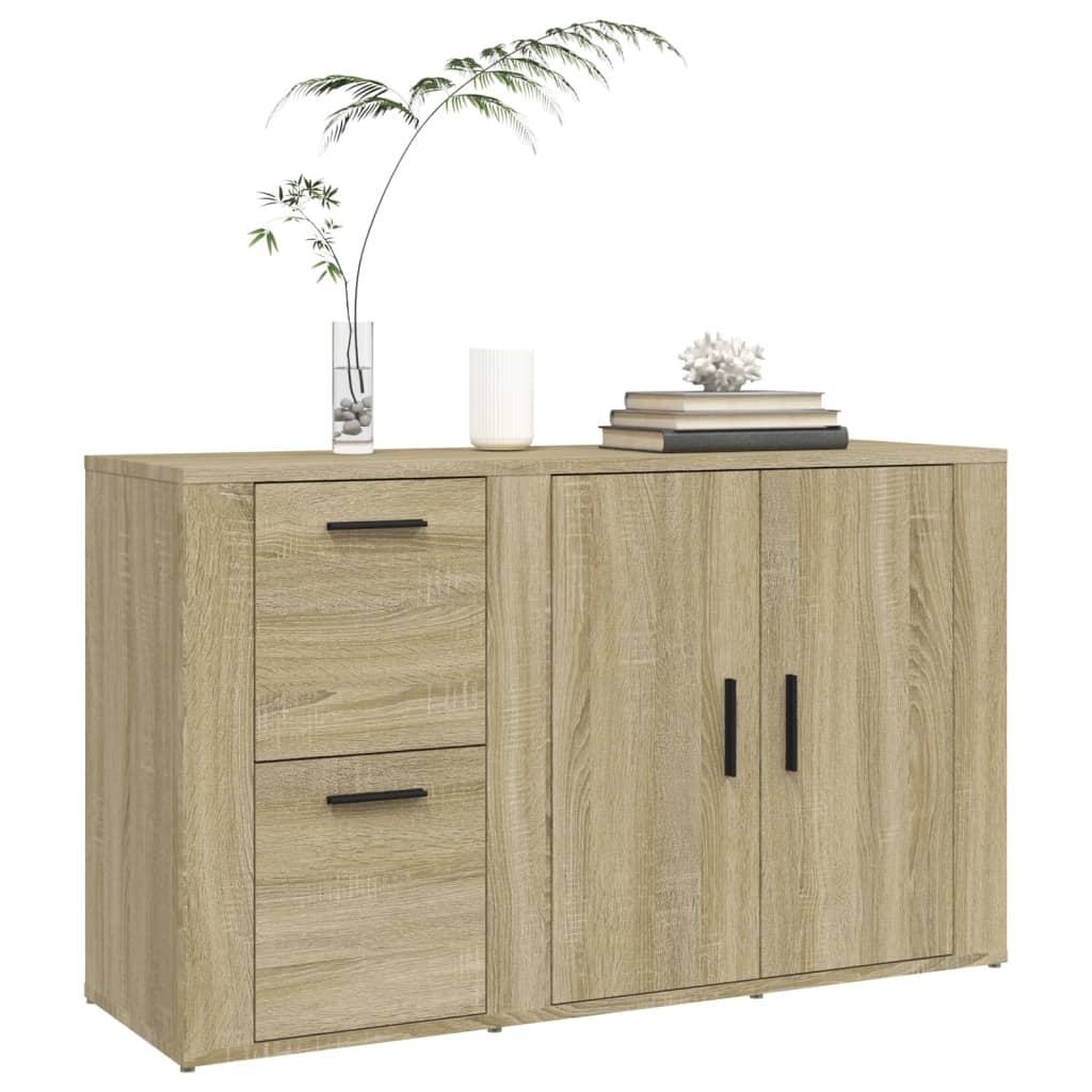 Sideboard Sonoma Oak 100X33X59.5 Cm Engineered Wood