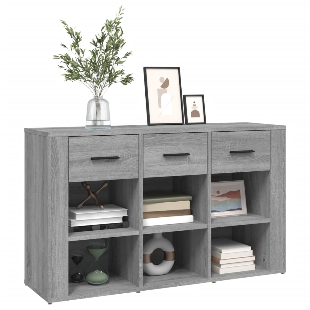 Sideboard Grey Sonoma 100x30x59.5 cm Engineered Wood