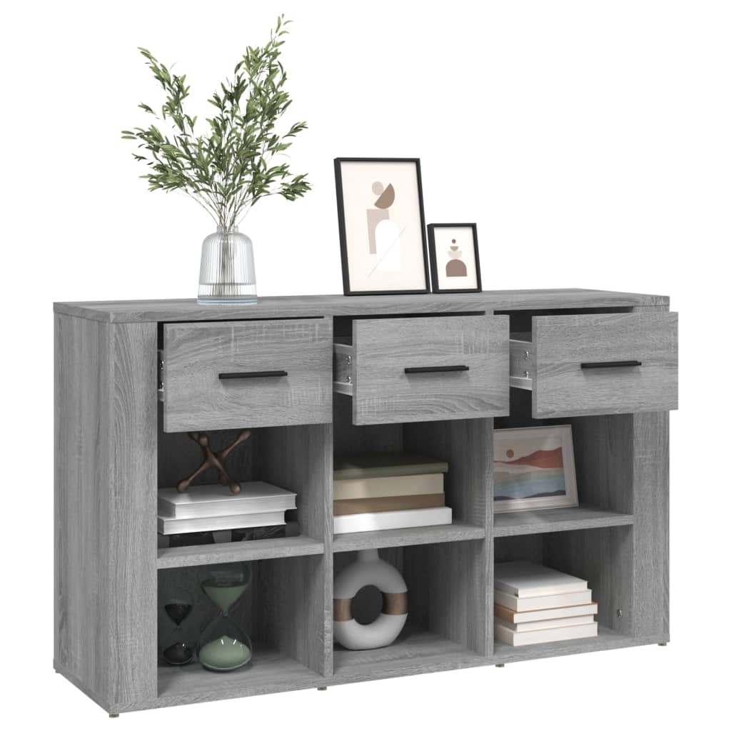 Sideboard Grey Sonoma 100x30x59.5 cm Engineered Wood