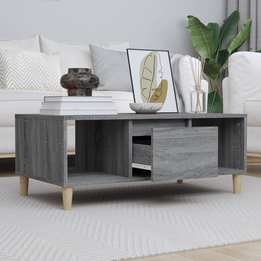 Coffee Table 90X50X36.5 Cm Engineered Wood