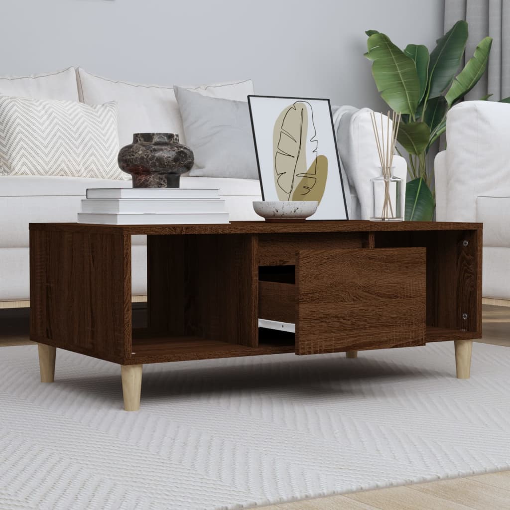 Coffee Table 90X50X36.5 Cm Engineered Wood