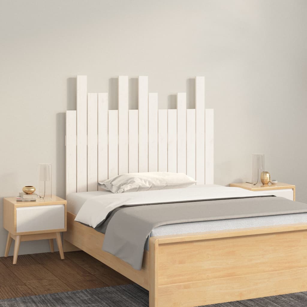 Wall Headboard 85X3X80 Cm Solid Wood Pine