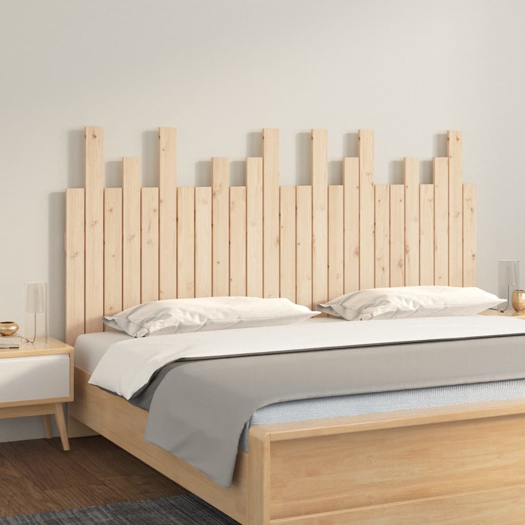 Wall Headboard 85X3X80 Cm Solid Wood Pine