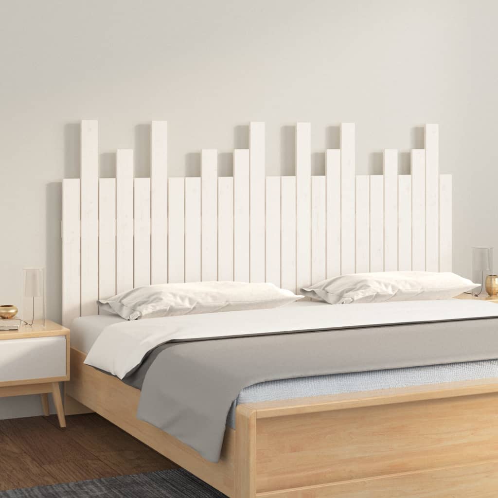 Wall Headboard 85X3X80 Cm Solid Wood Pine