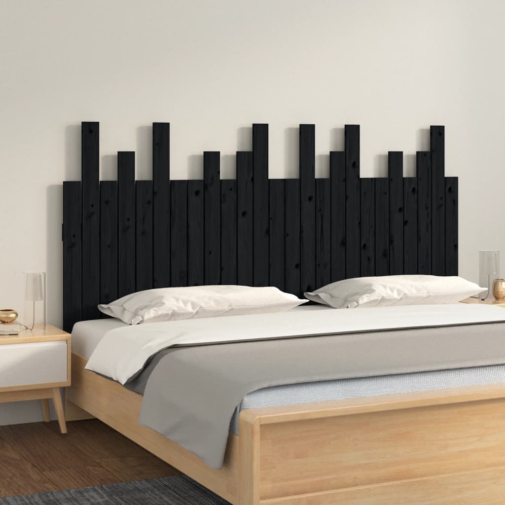 Wall Headboard 85X3X80 Cm Solid Wood Pine