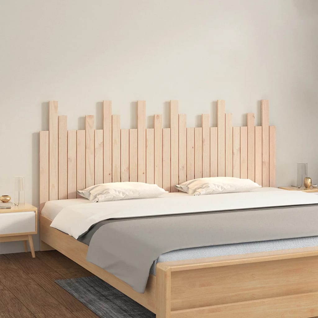 Wall Headboard 85X3X80 Cm Solid Wood Pine