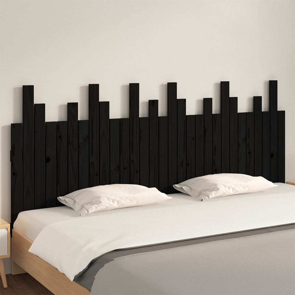 Wall Headboard 85X3X80 Cm Solid Wood Pine