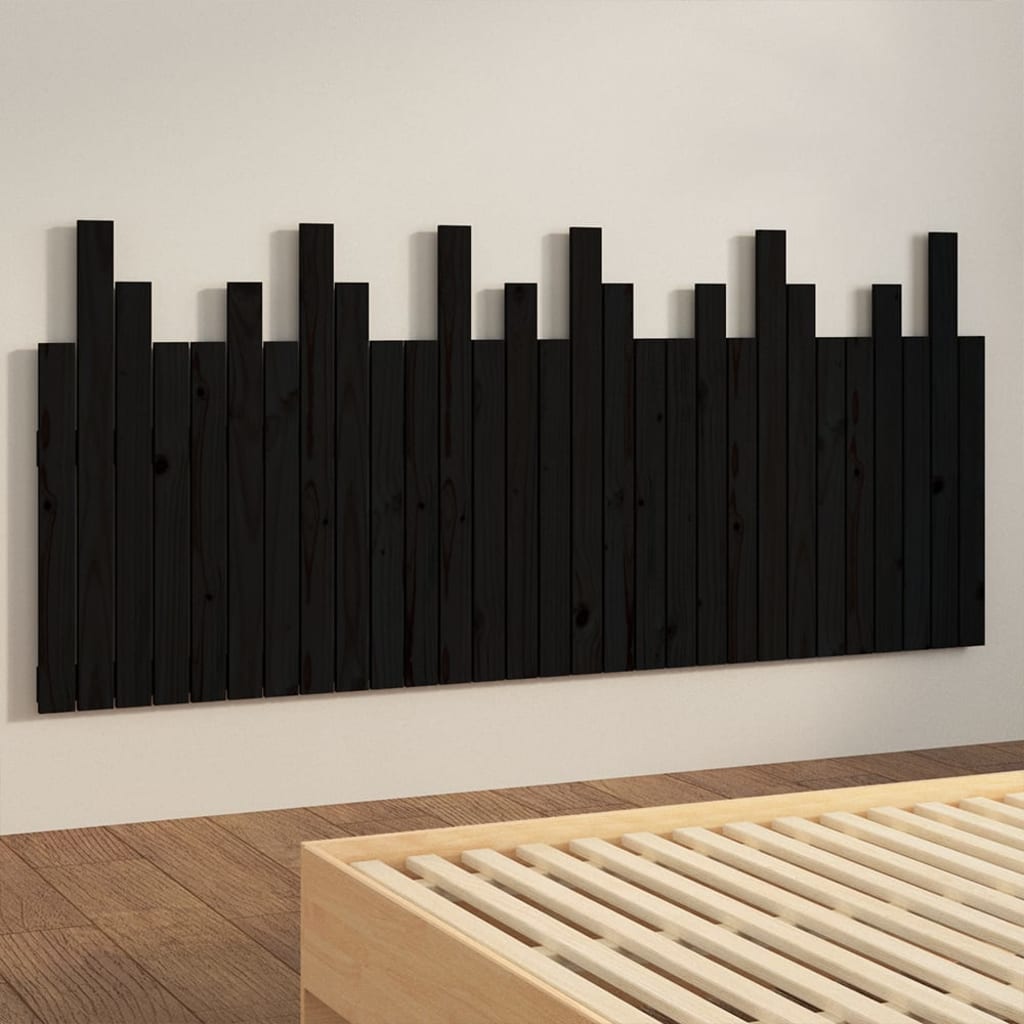 Wall Headboard 85X3X80 Cm Solid Wood Pine