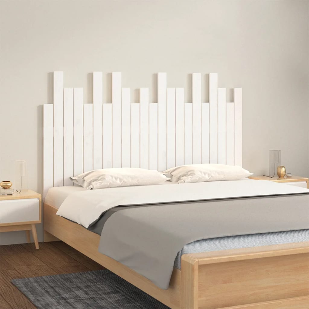 Wall Headboard 85X3X80 Cm Solid Wood Pine