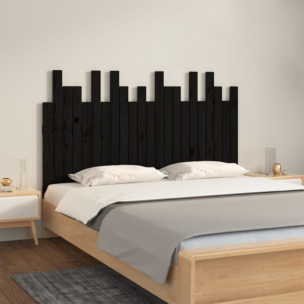 Wall Headboard 85X3X80 Cm Solid Wood Pine