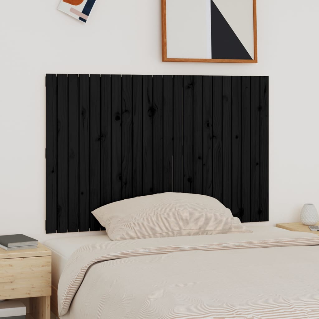 Wall Headboard 59.5X3X90 Cm Solid Wood Pine