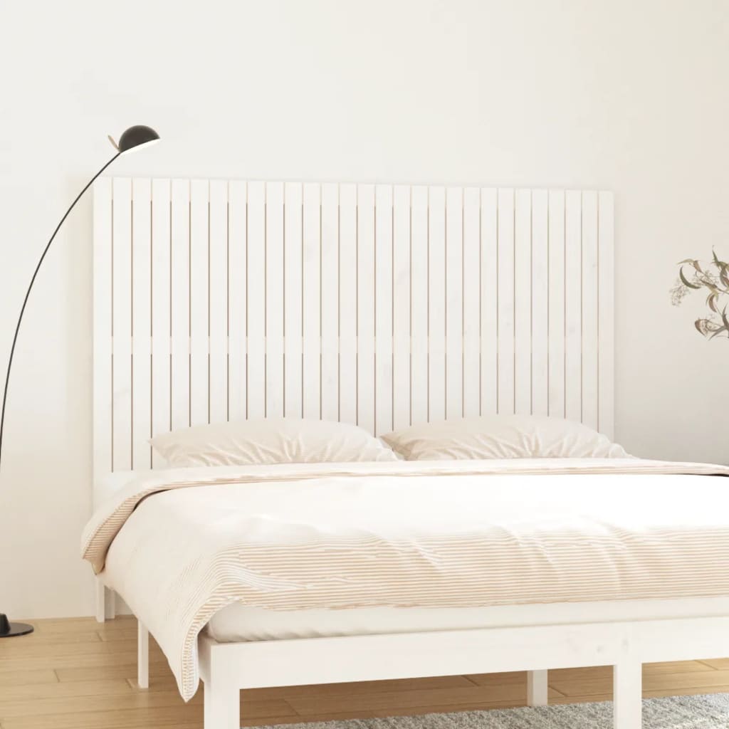 Wall Headboard 59.5X3X90 Cm Solid Wood Pine