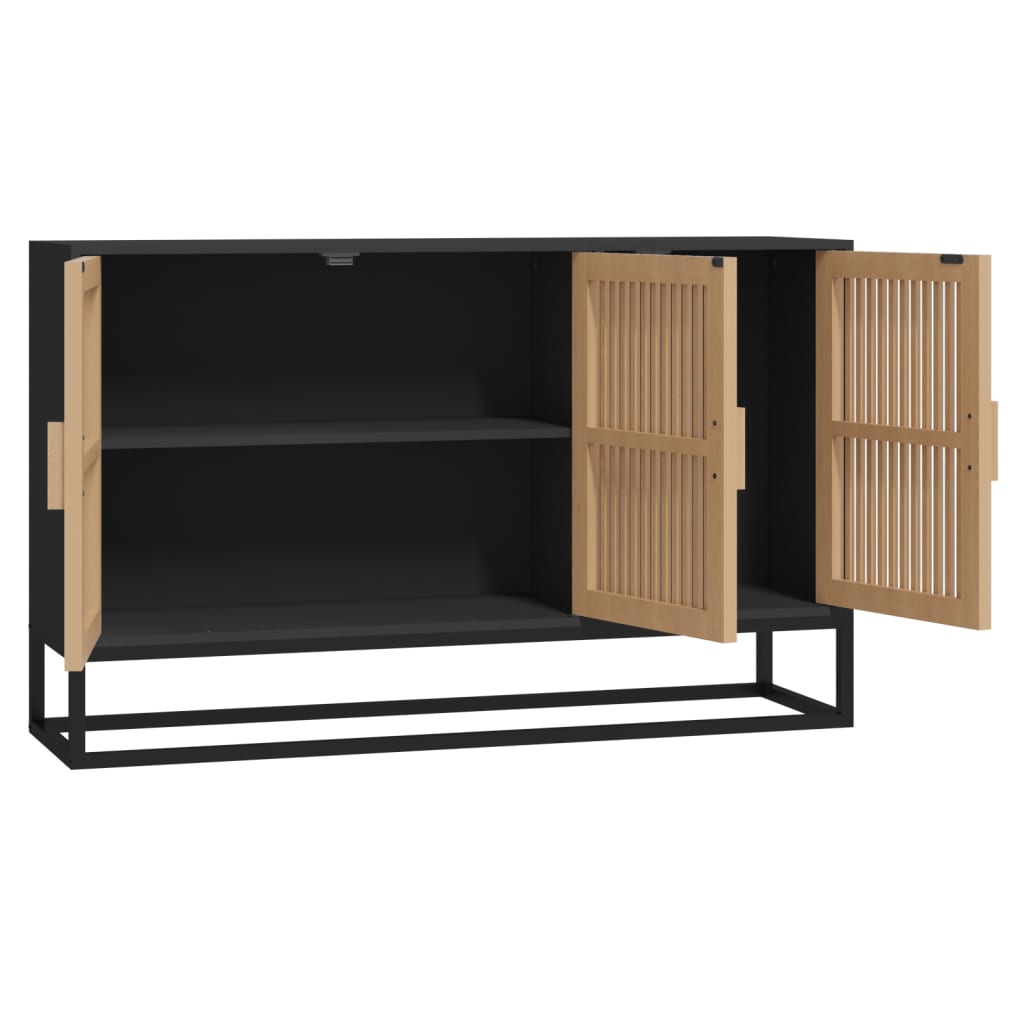 Sideboard Black 105x30x65 cm Engineered Wood