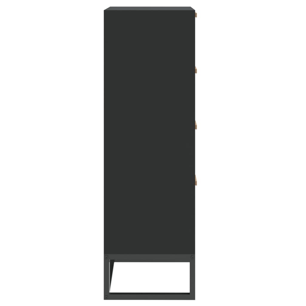 Highboard Black 40x30x95 cm Engineered Wood