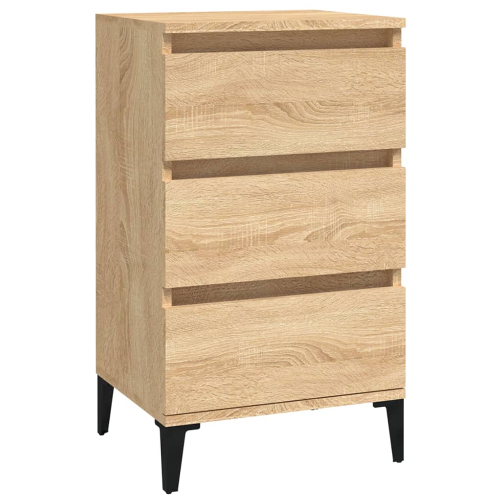 Bedside Cabinet Sonoma Oak 40x35x70 cm Engineered Wood