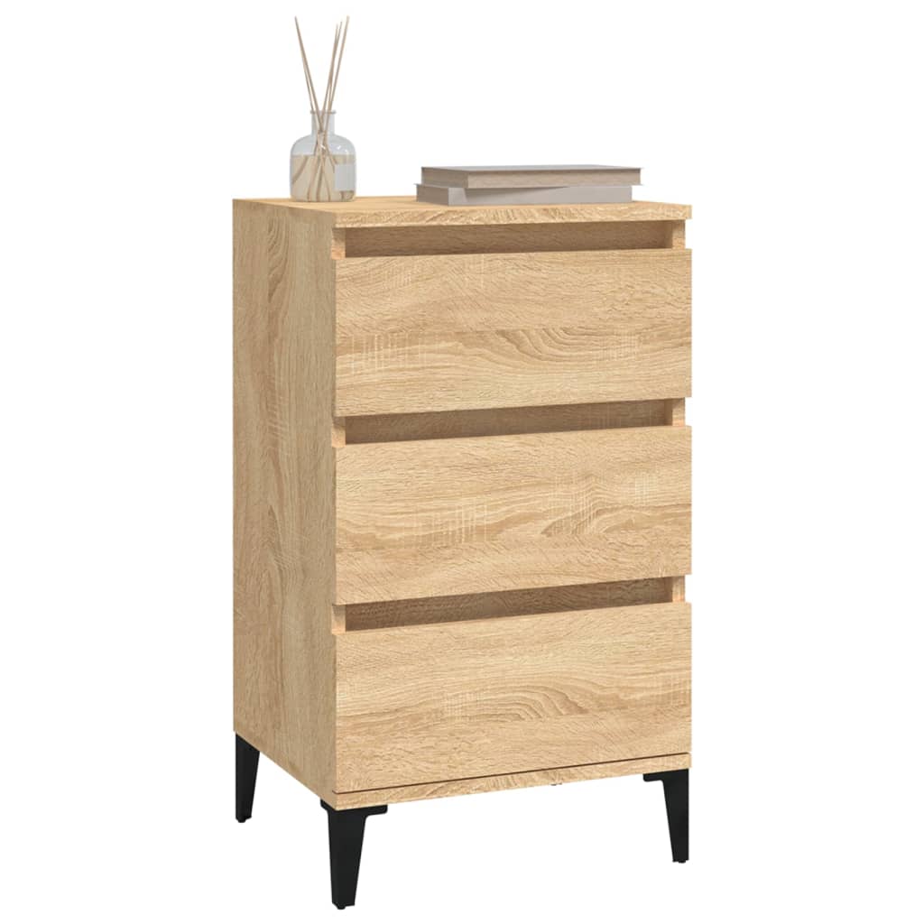 Bedside Cabinet Sonoma Oak 40x35x70 cm Engineered Wood