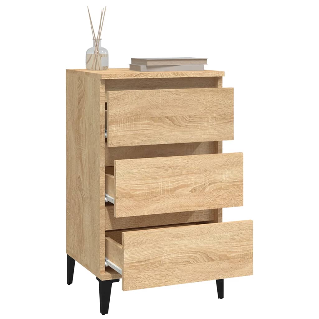 Bedside Cabinet Sonoma Oak 40x35x70 cm Engineered Wood