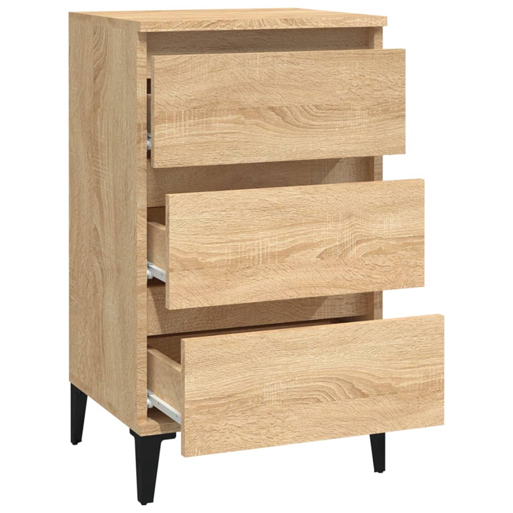 Bedside Cabinet Sonoma Oak 40x35x70 cm Engineered Wood