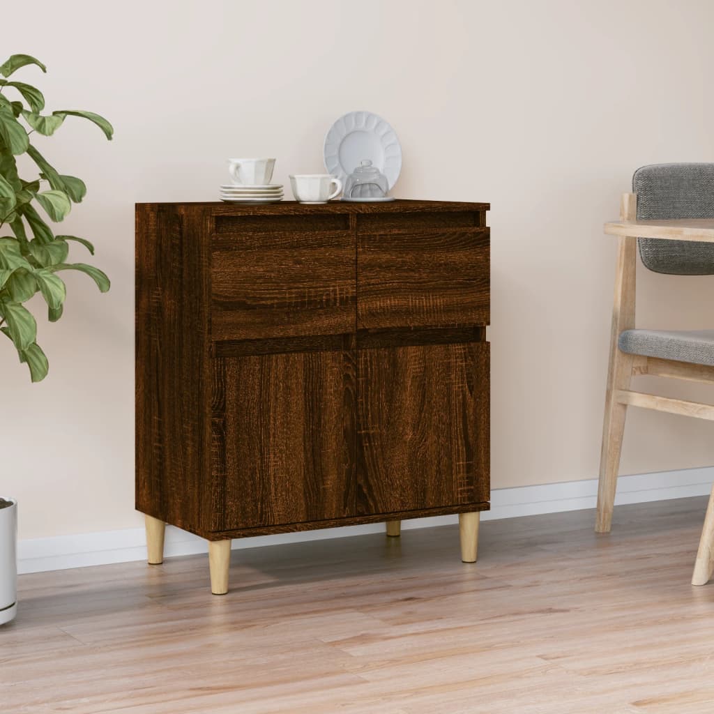 Sideboard Brown Oak 60x35x70 cm Engineered Wood