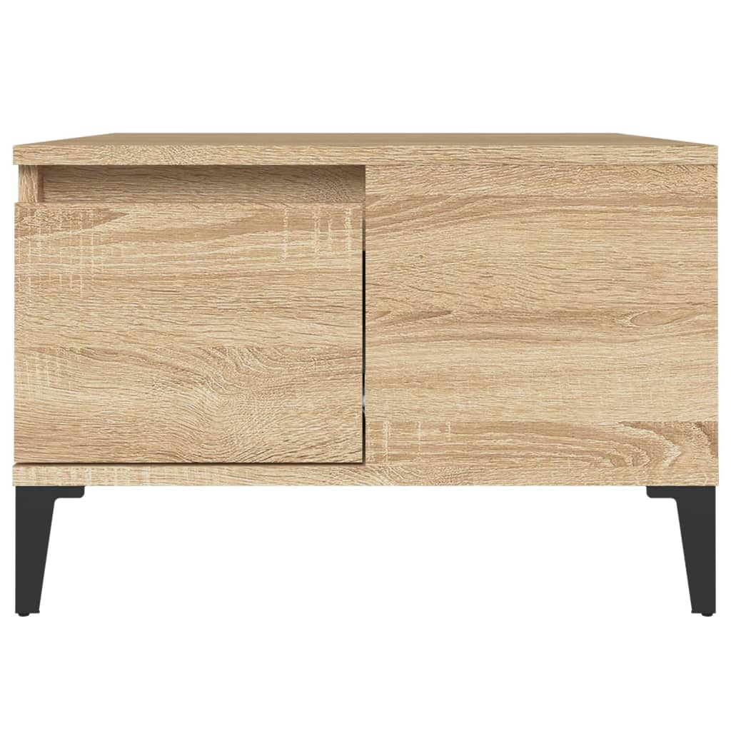 Coffee Table Sonoma Oak 55x55x36.5 cm Engineered Wood