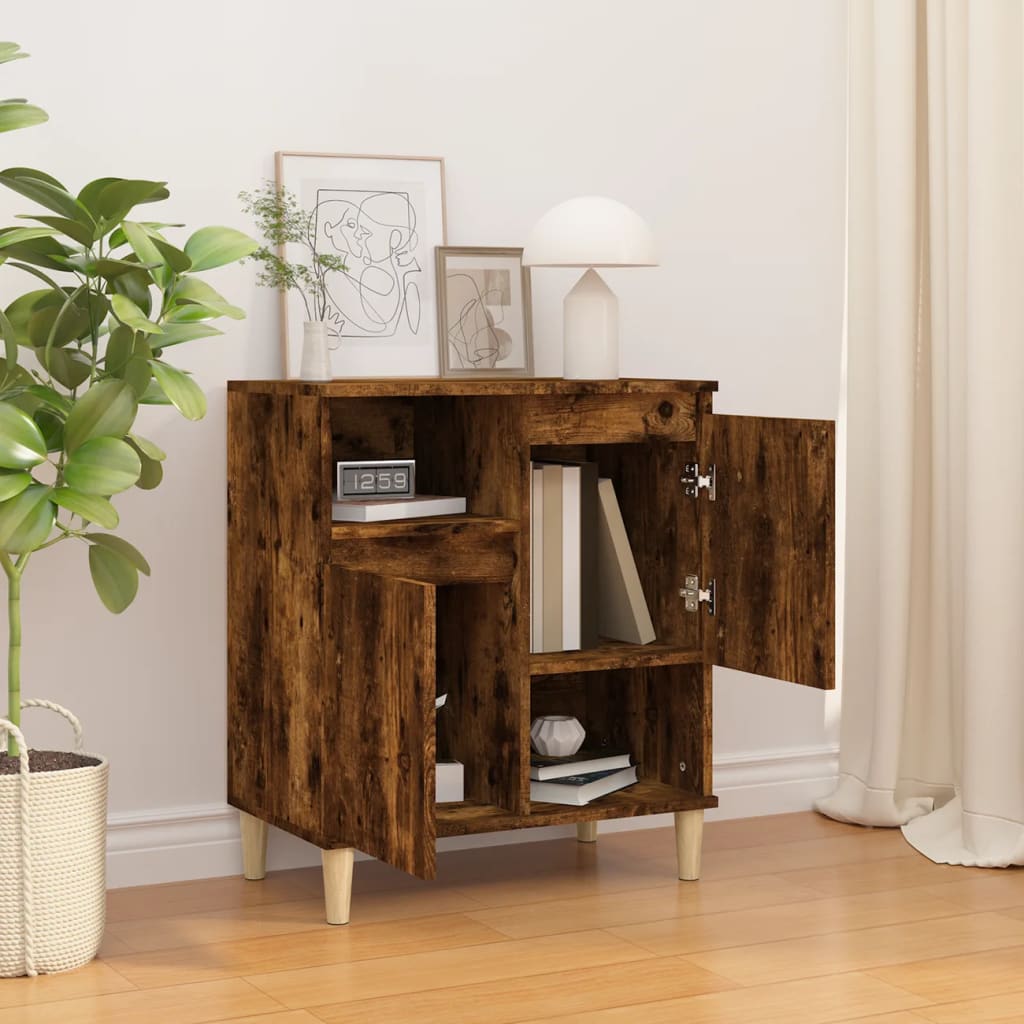 Sideboard Smoked Oak 60x35x70 cm Engineered Wood