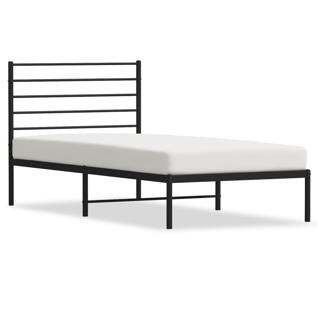 Metal Bed Frame 92X187 Cm Single Size