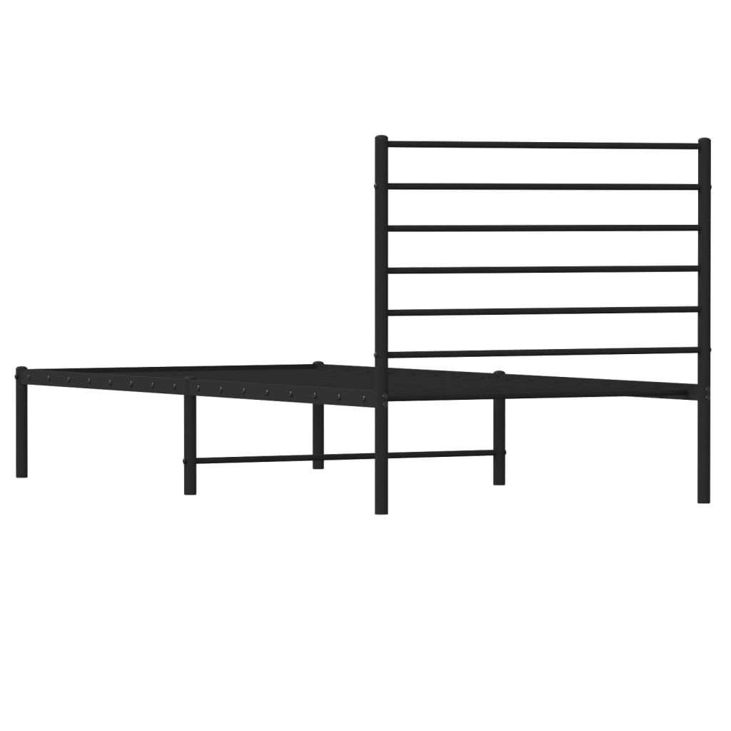 Metal Bed Frame 92X187 Cm Single Size