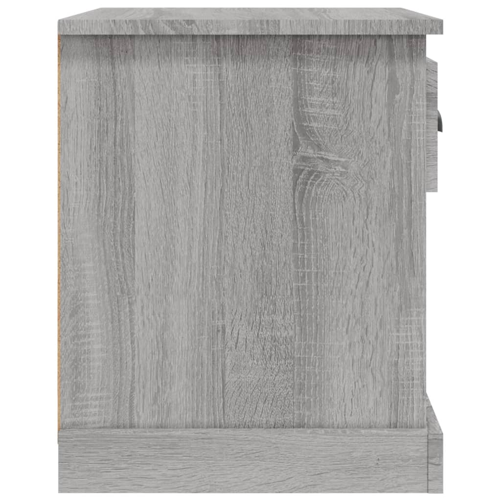 Bedside Cabinet Grey Sonoma 39x39x47.5 cm Engineered Wood