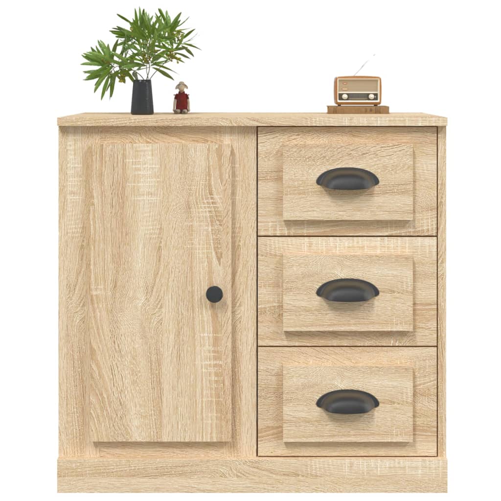 Sideboard Sonoma Oak 70x35.5x67.5 cm Engineered Wood