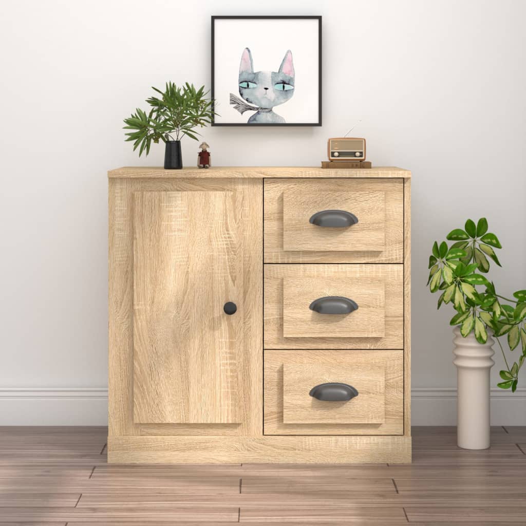 Sideboard 70X35.5X67.5 Cm Engineered Wood