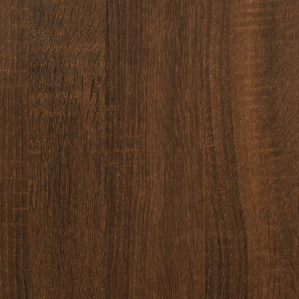 Sideboard Brown Oak 70x35.5x67.5 cm Engineered Wood