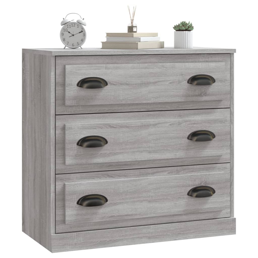 Sideboard Grey Sonoma 70x35.5x67.5 cm Engineered Wood