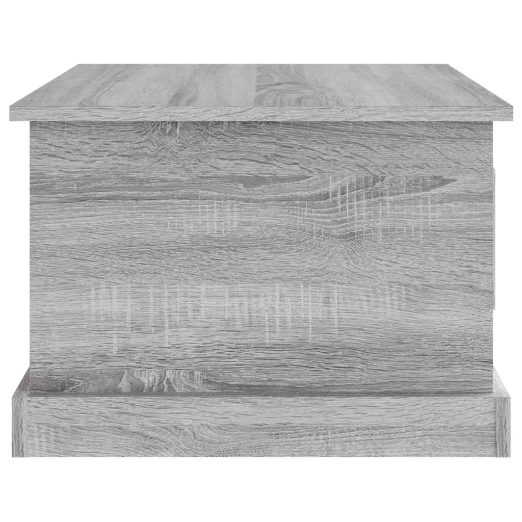 Coffee Table Grey Sonoma 50x50x35 cm Engineered Wood