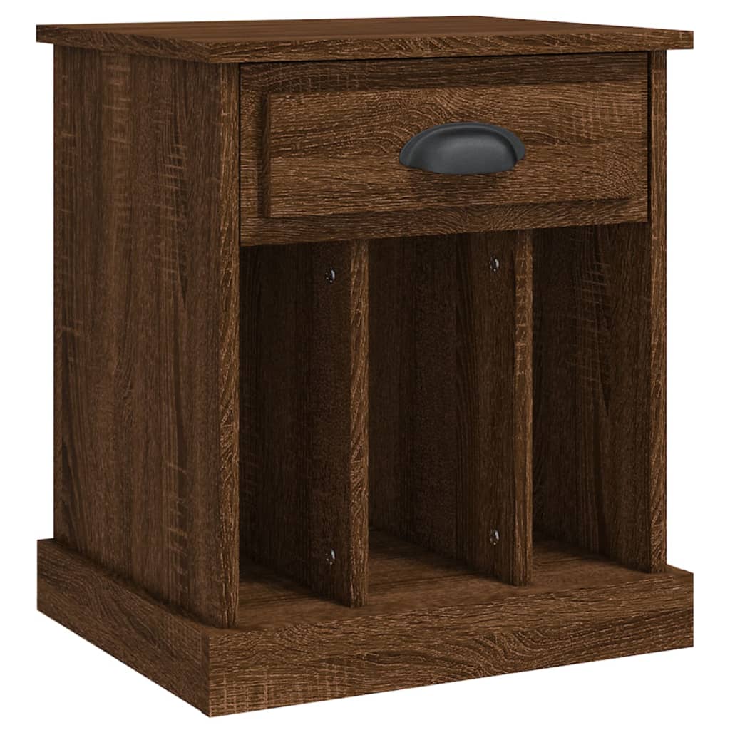 Bedside Cabinet Brown Oak 43x36x50 cm