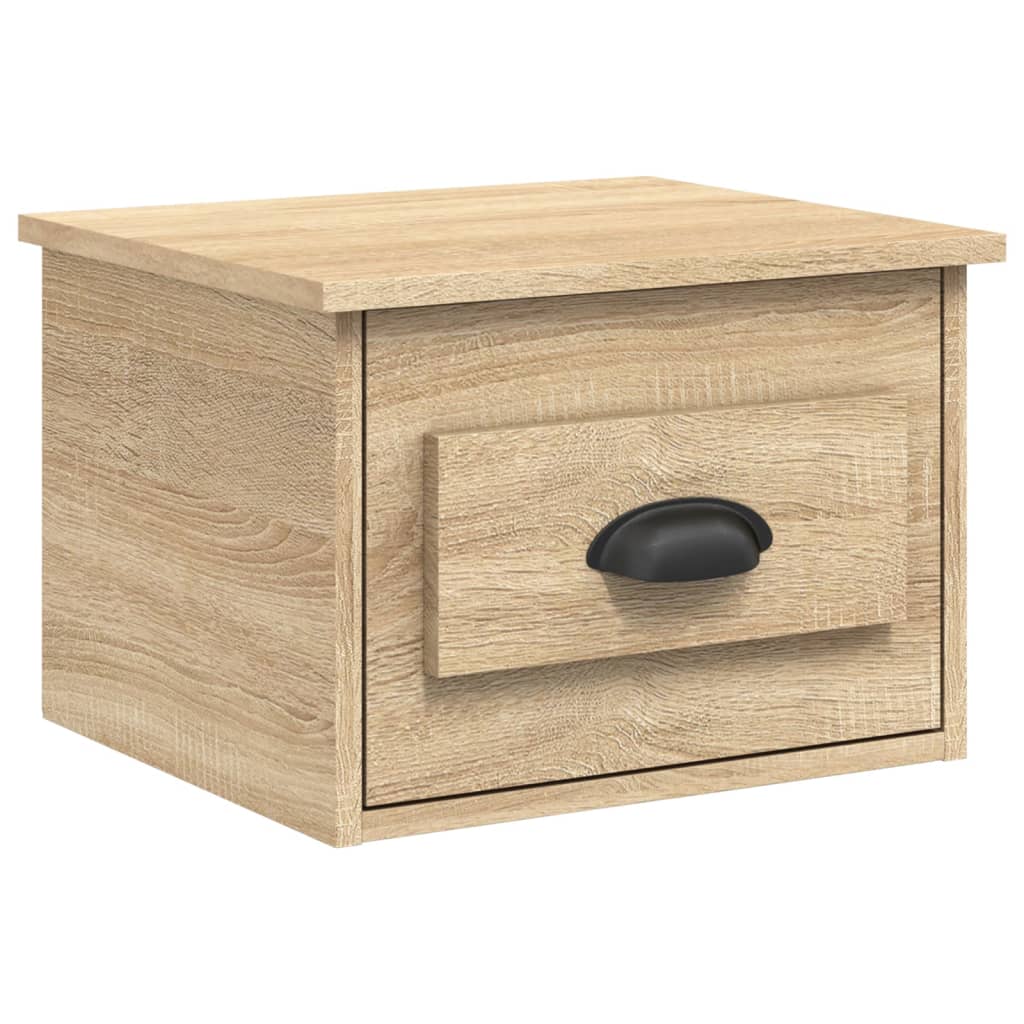 Wall-mounted Bedside Cabinet Sonoma Oak 41.5x36x28cm