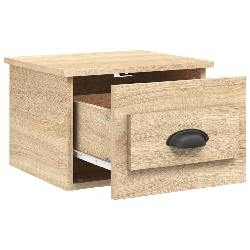 Wall-mounted Bedside Cabinet Sonoma Oak 41.5x36x28cm