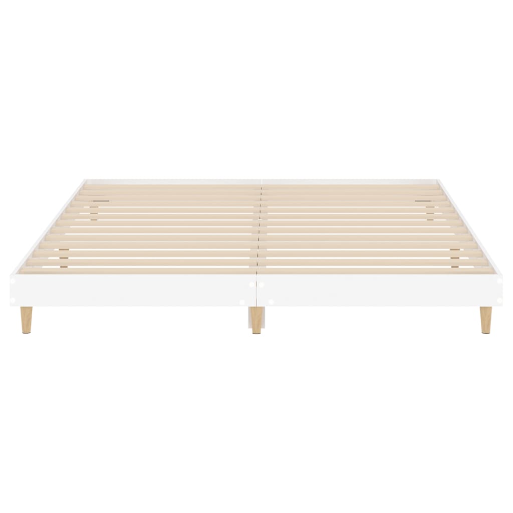 Bed Frame 183X203 Cm King Size Engineered Wood