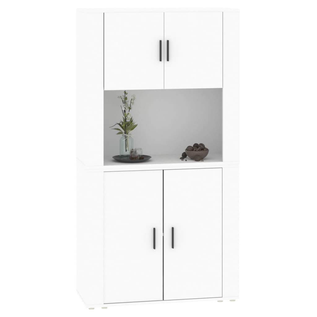 Highboard White Engineered Wood