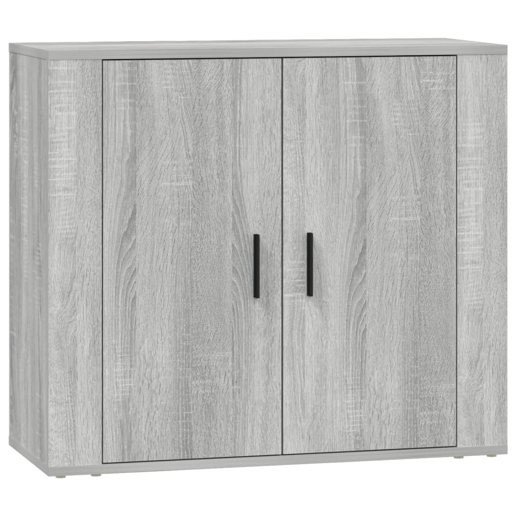 Sideboards 3 pcs Grey Sonoma Engineered Wood